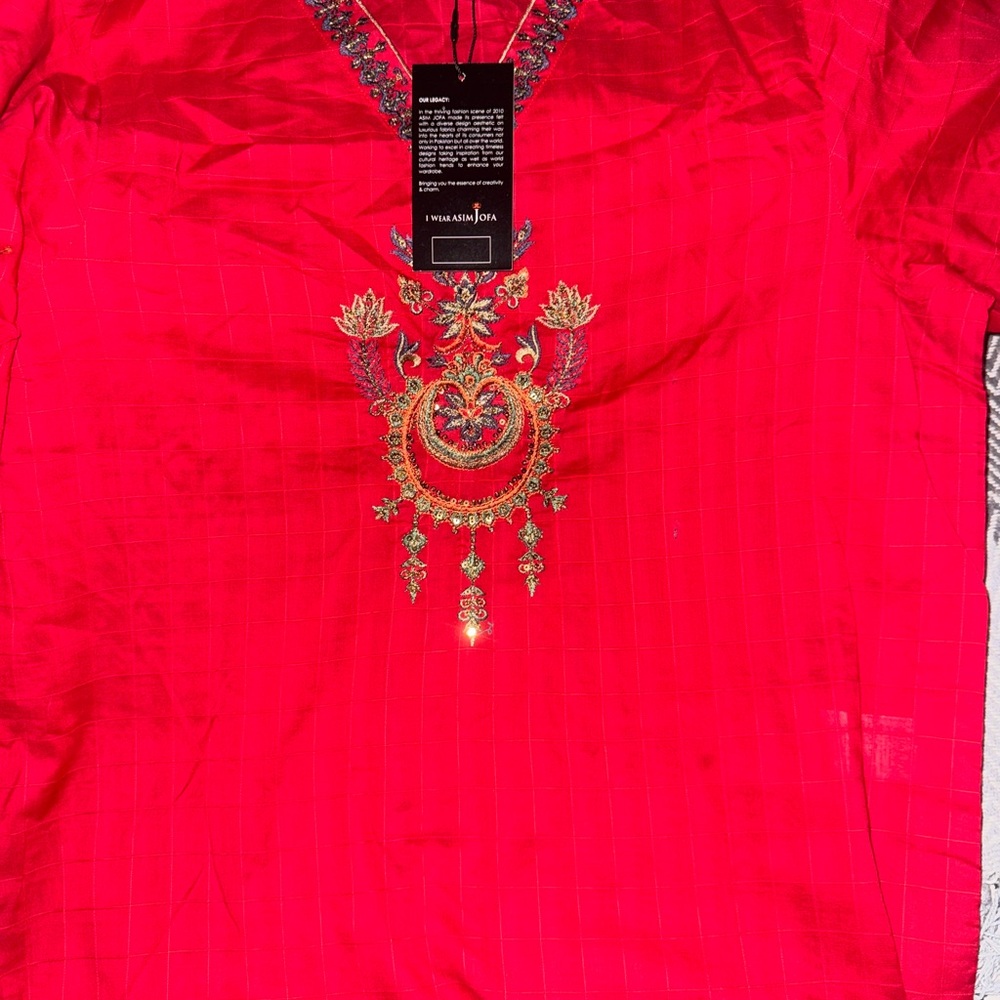 Asim jofa embroidery kameez
